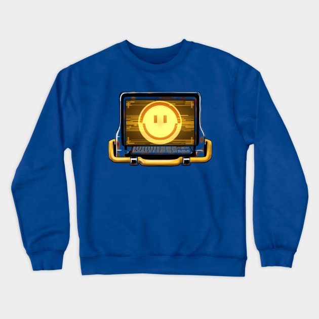 Pathfinder Screen Crewneck Sweatshirt by aparttimeturtle